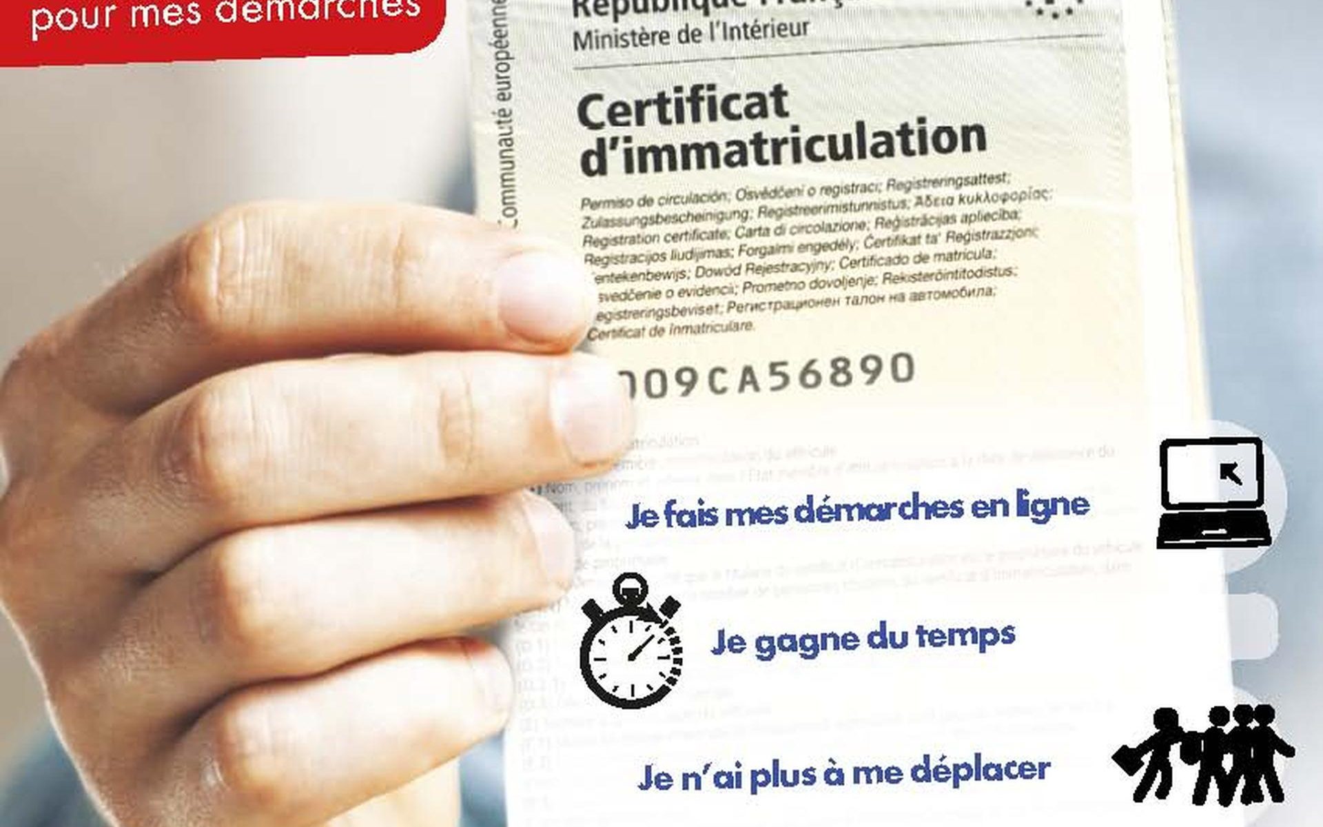 Certificat d'immatriculation